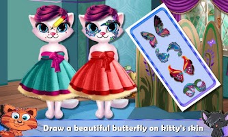 Baby Cat Colored Drawing