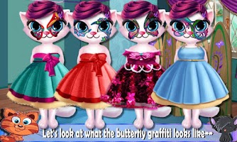 Baby Cat Colored Drawing