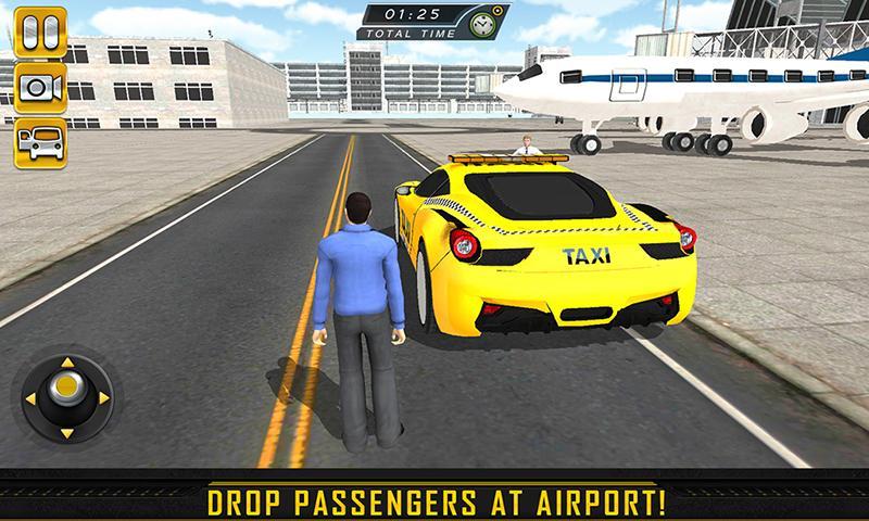City Modern Airport Taxi Rush