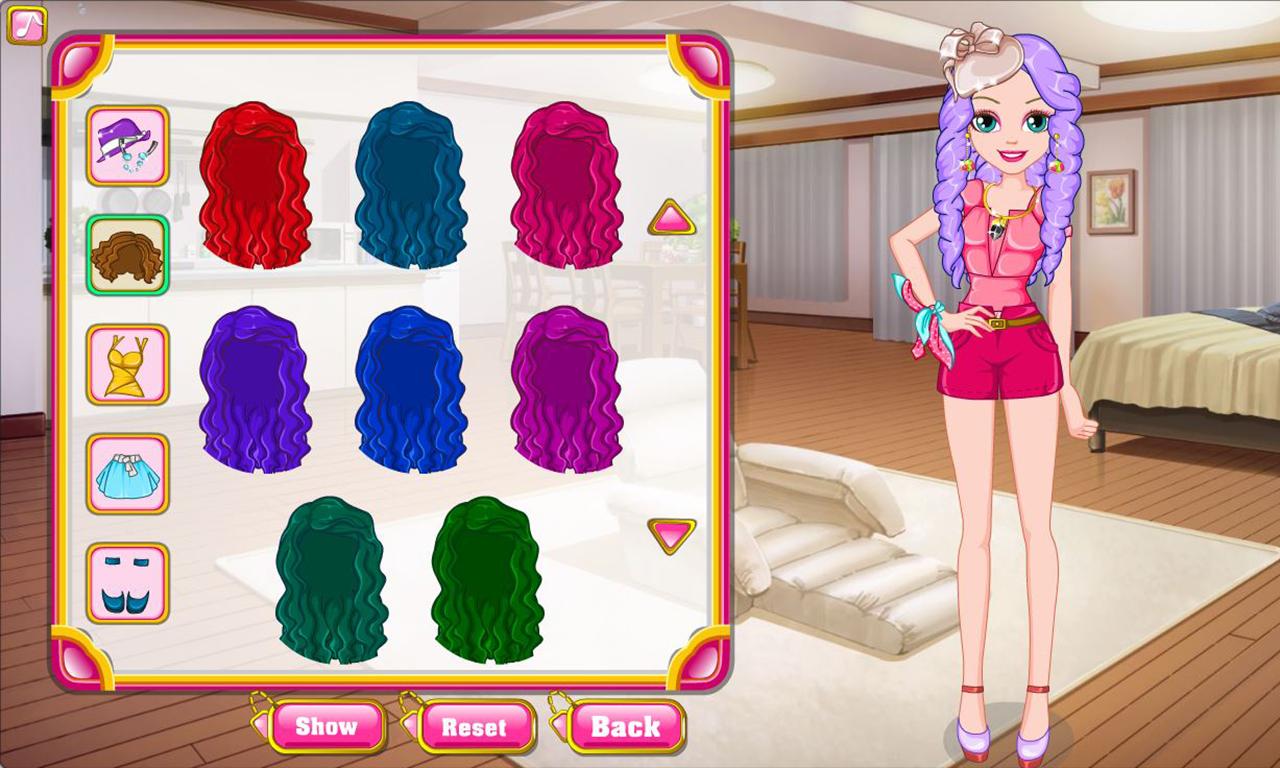 Fashion dress up and makeover