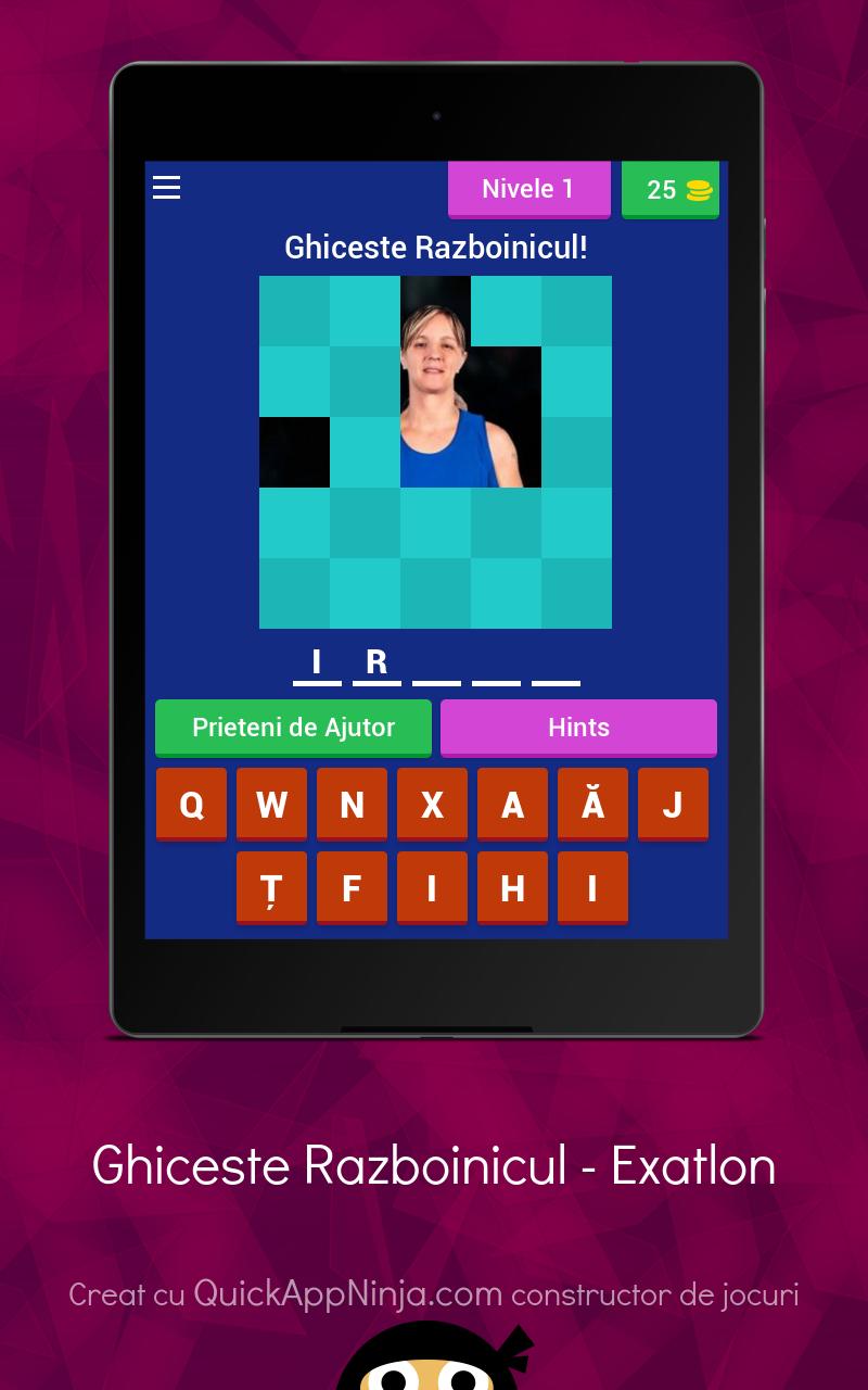 Ghiceste Razboinicul - Exatlon Romania