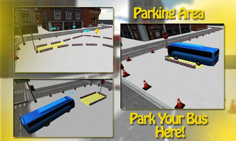 Driving School 3D Parking :Bus