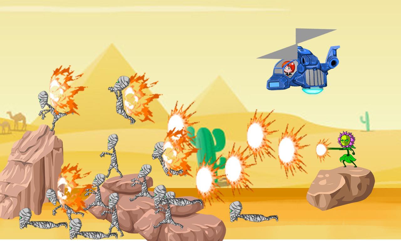 Angry Plants Catch Zombies