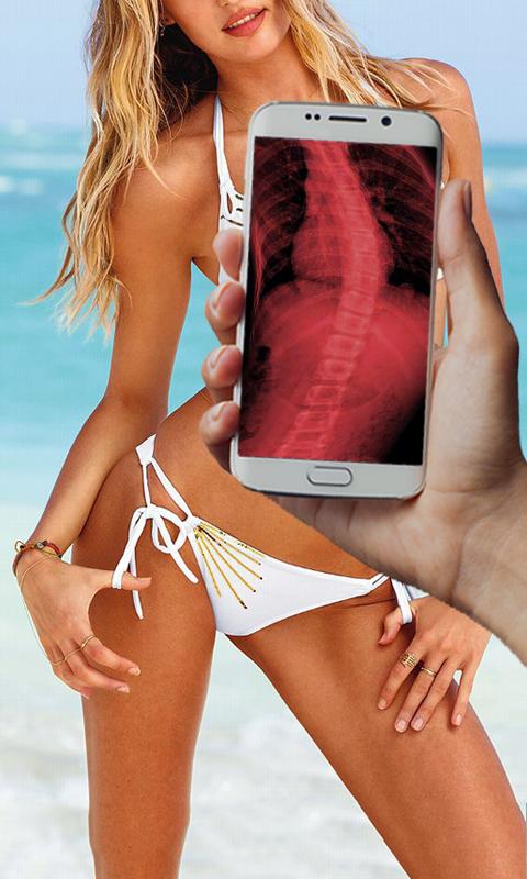 Blonde Xray Scanner Prank