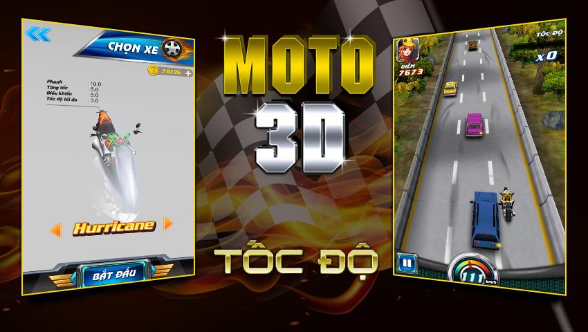 Dua Xe Sieu Toc - Moto Oto 3D