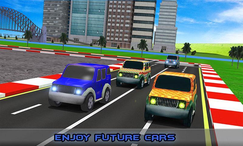 Futuristic Kids Flying Cars