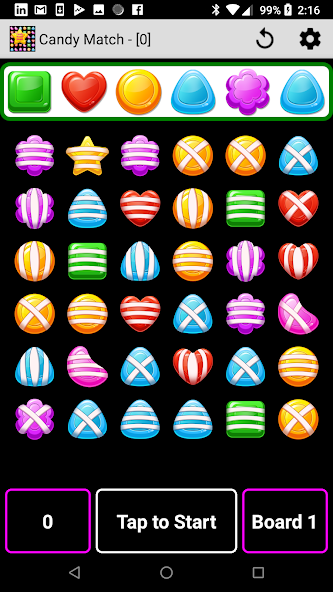 Candy Match Bingo