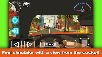 Racing in car 3D