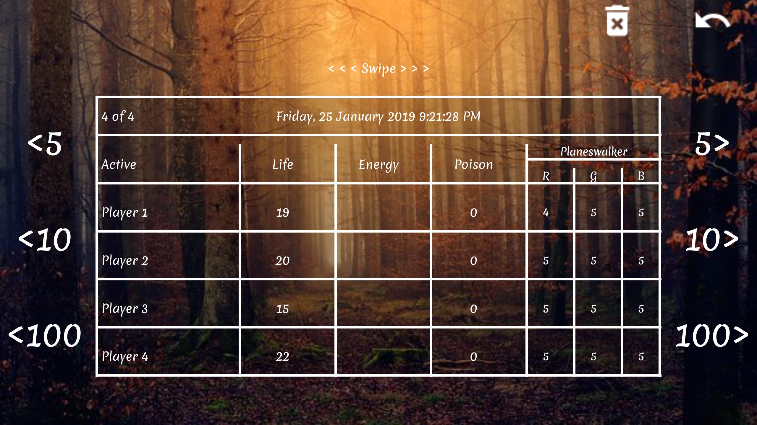 MTG Life Scoreboard