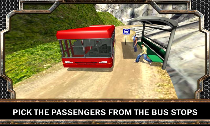 Off Road Snow Hill Bus Driver
