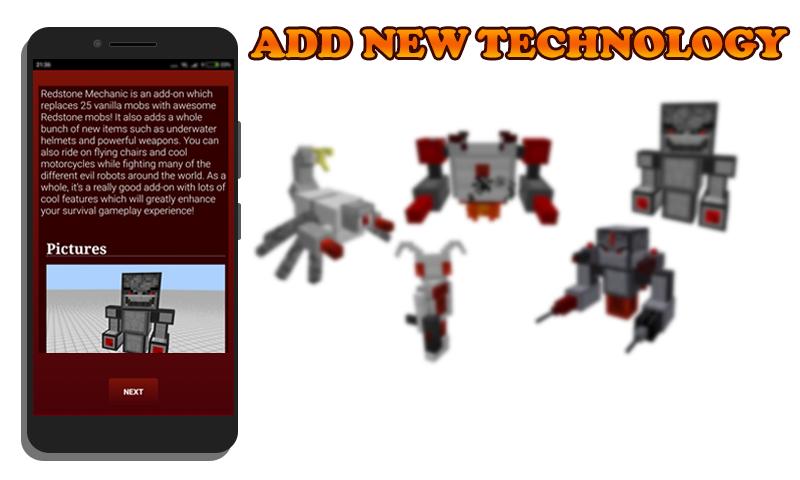 Redstone Mechanic for MCPE