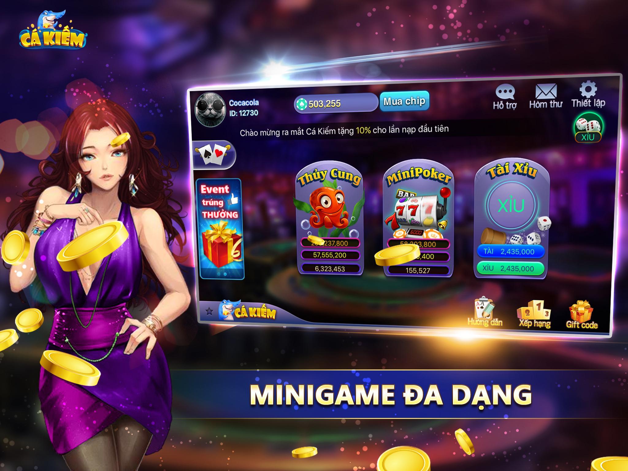 Game Bai Ca Kiem - Danh bai doi thuong 2017