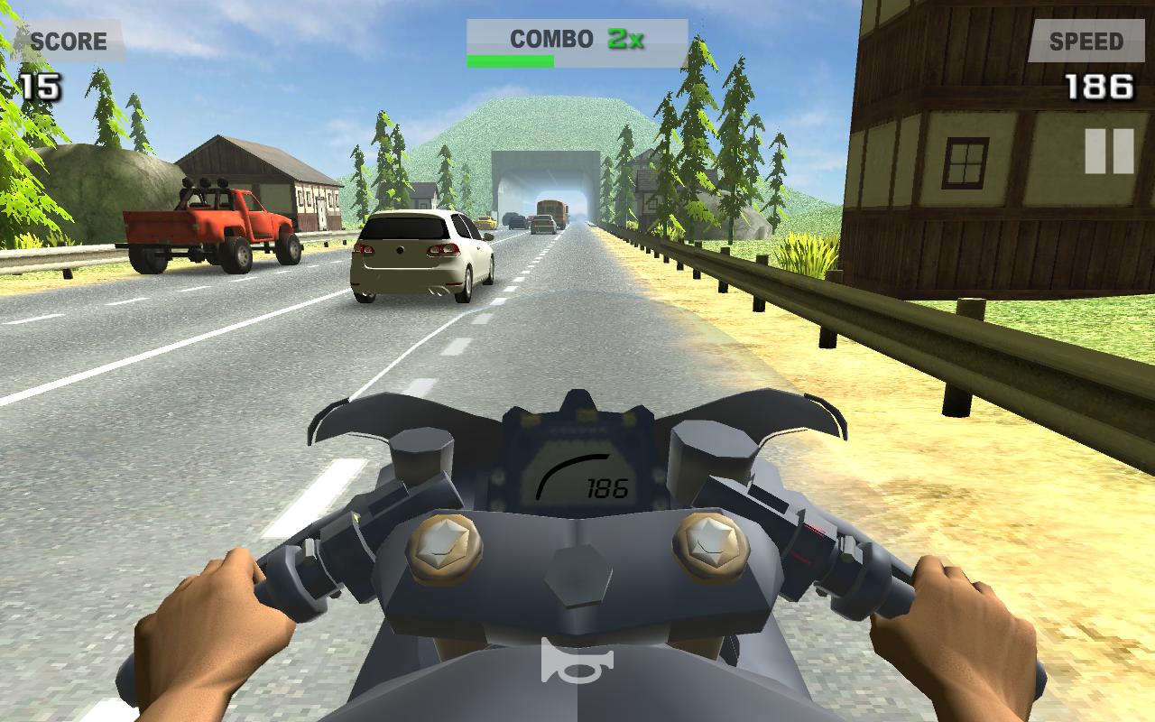 Riding in Traffic Online