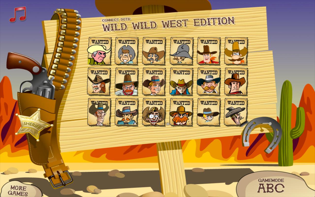 Connect Dots Wild West Edition