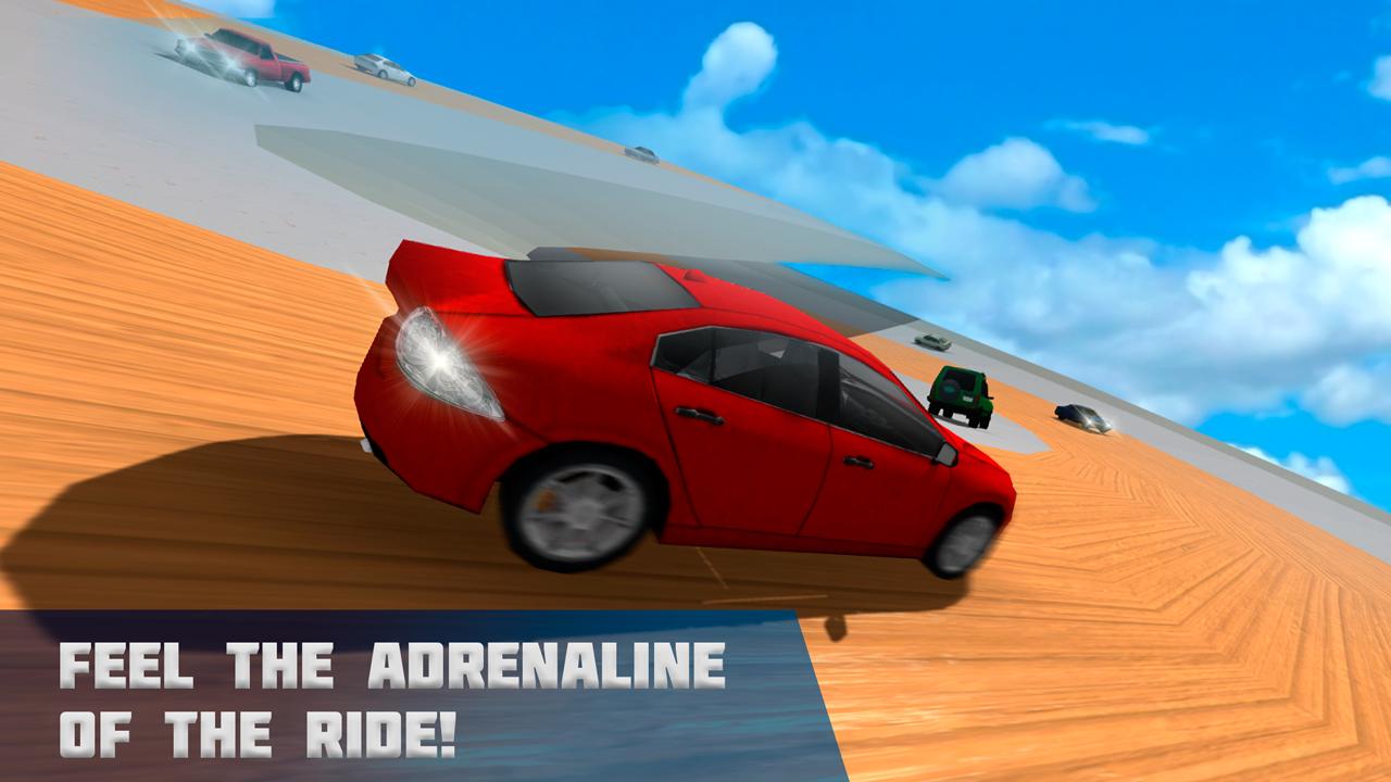 Whirlpool Car Derby Race 3D