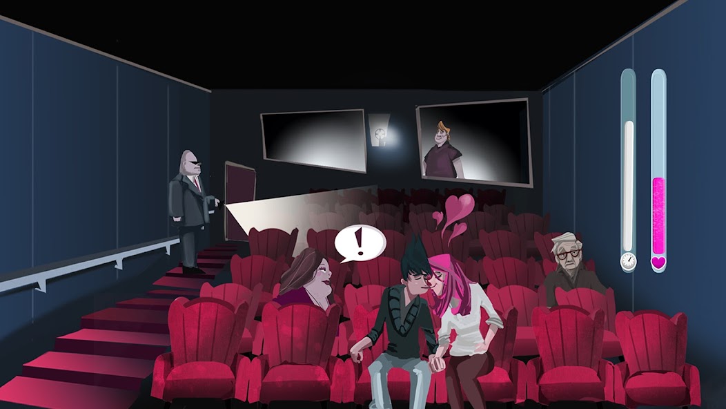 Cinema Lovers Hidden Kiss