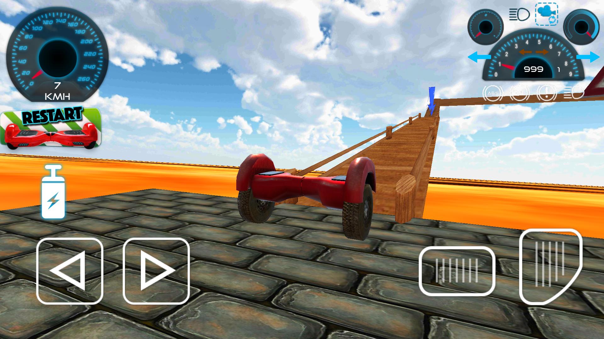 Hoverboard Stunts : Race Scooter Game