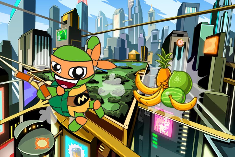 Ninja Boy Turtle Jump