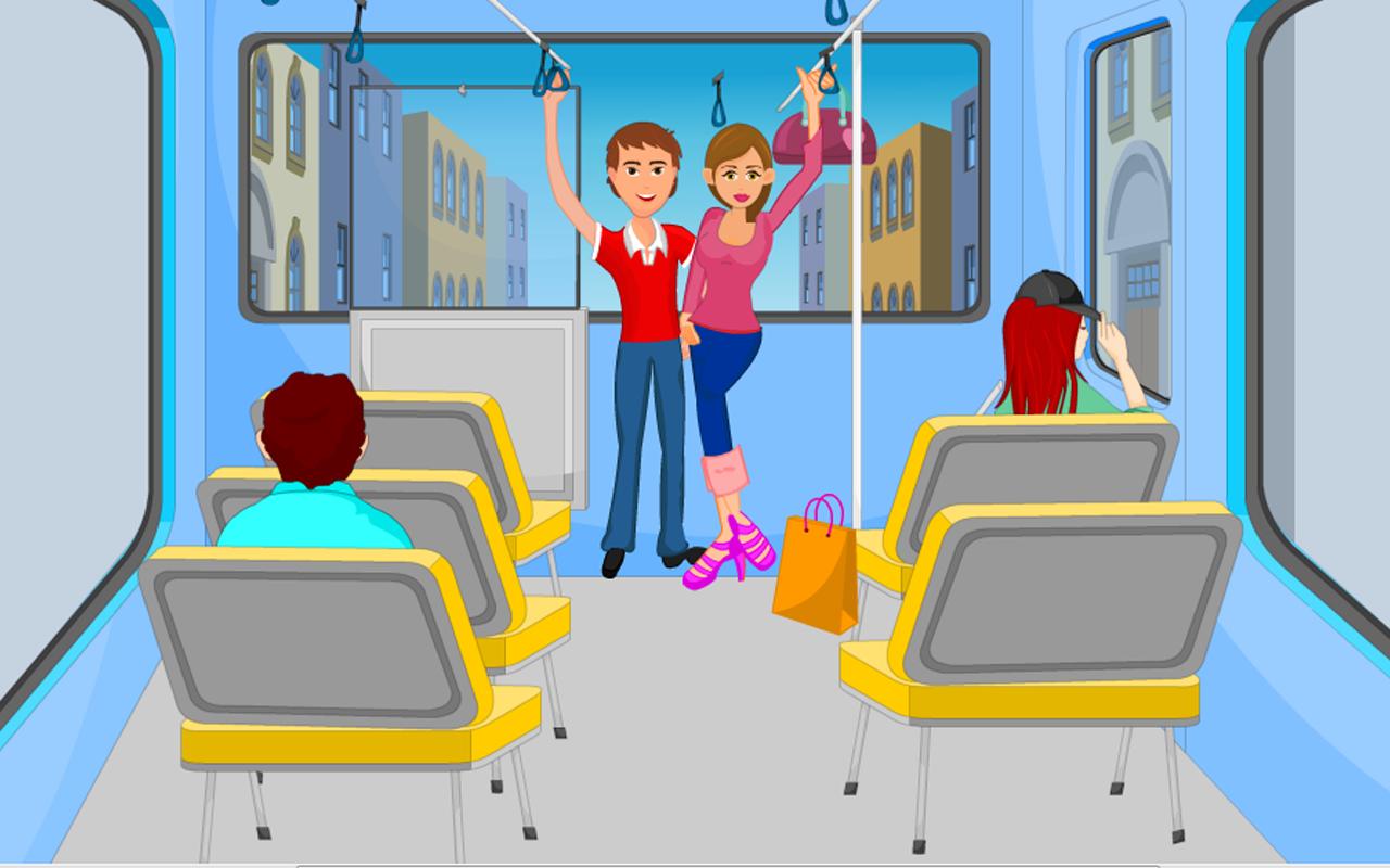 Fun Kiss on Bus