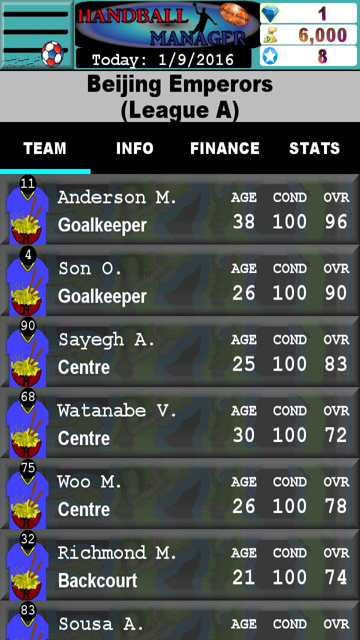 Handball Manager
