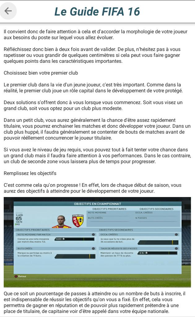 Le Guide FIFA 16