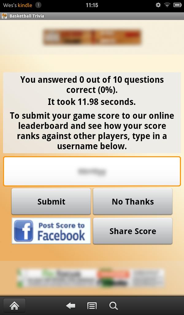 Basketball Trivia