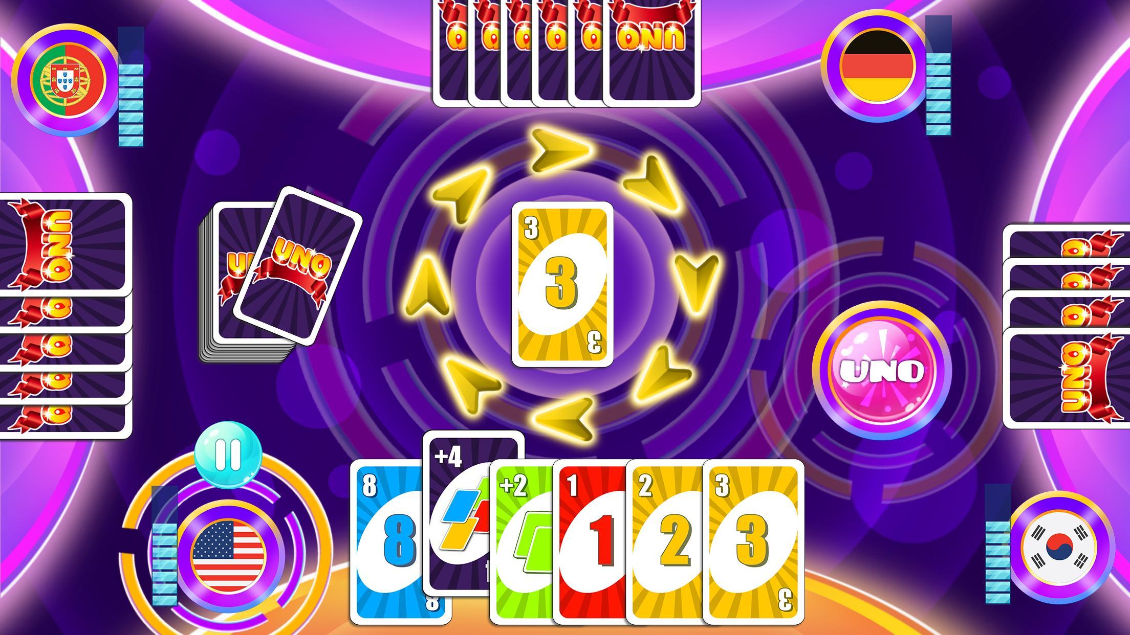 color card game : uno