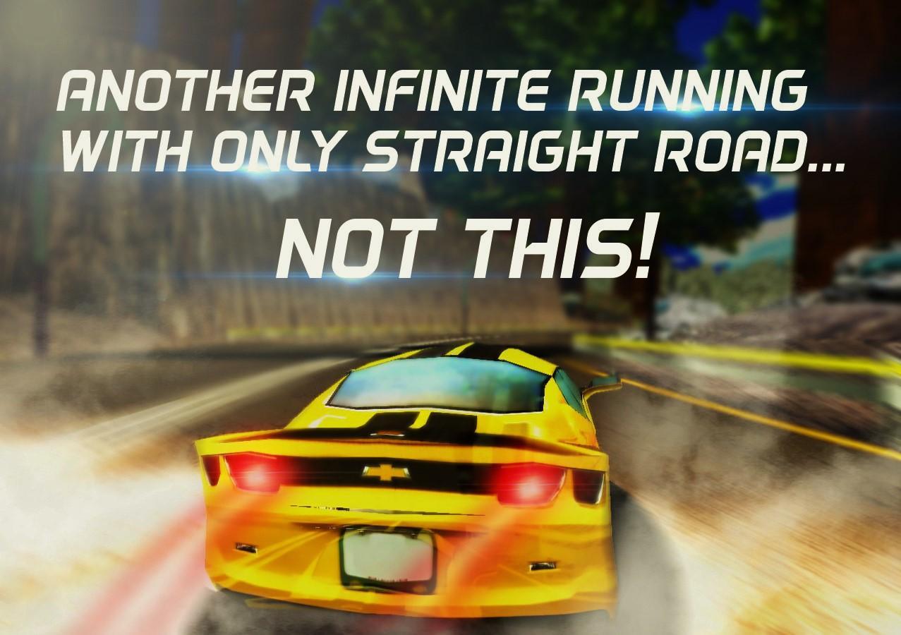 Everlasting racing-hot asphalt