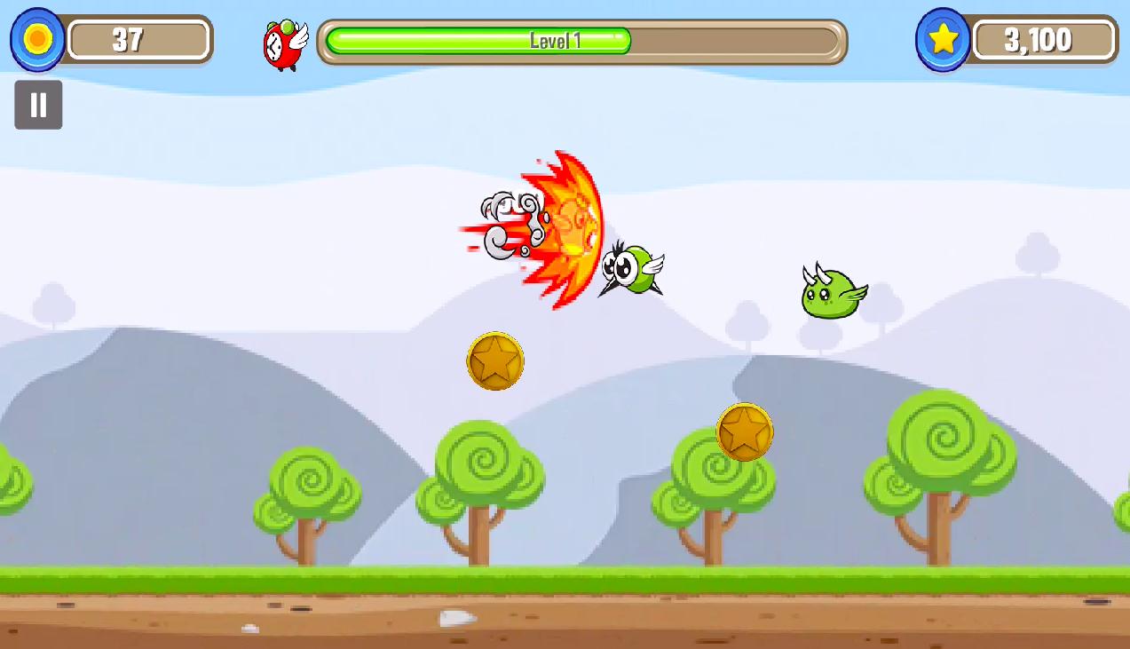 Bird Blast: Fire Shooting Bird