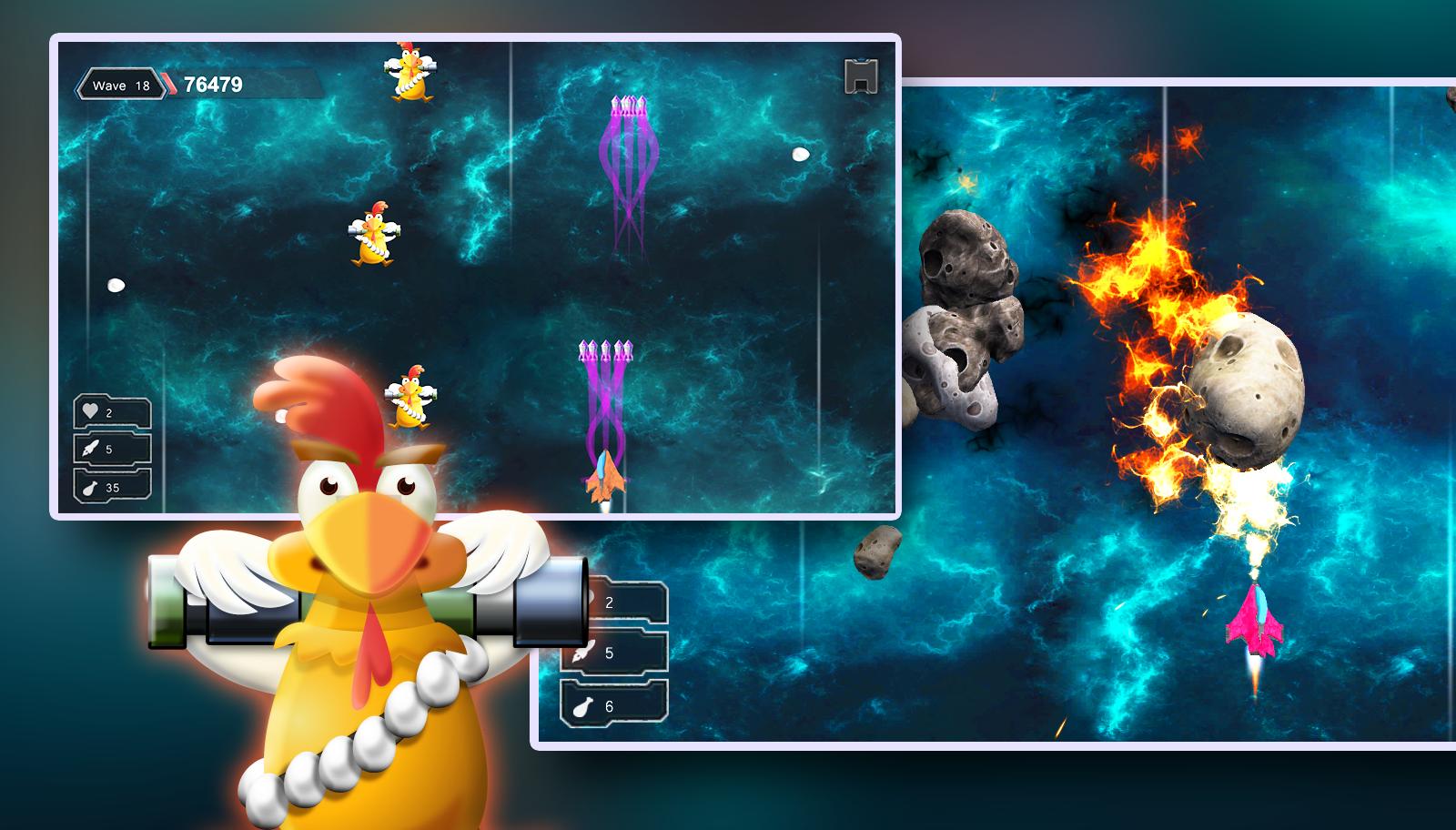 Chicken Shot - Space Warrior