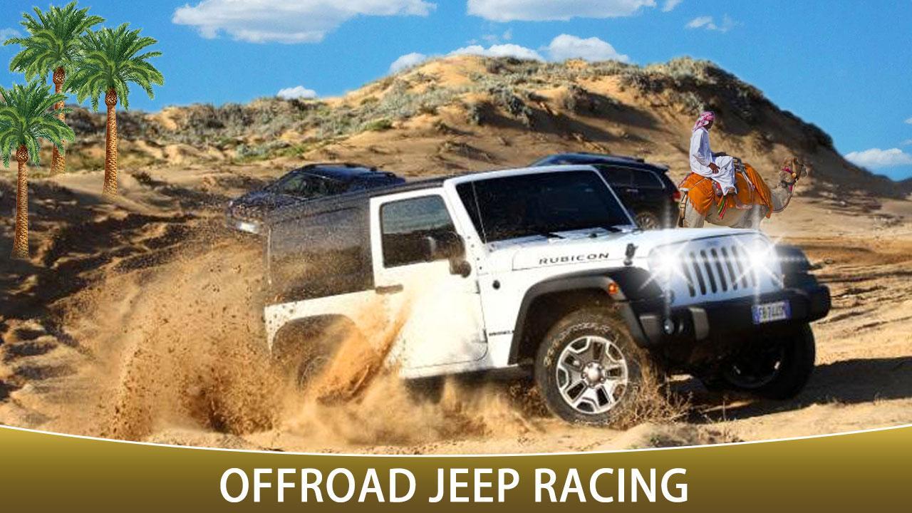 Real Race Desert Jeep Drifting