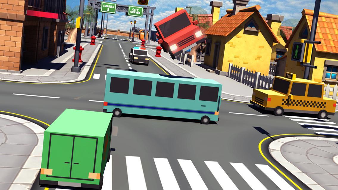 Blocky Smashy Four Crossy Road