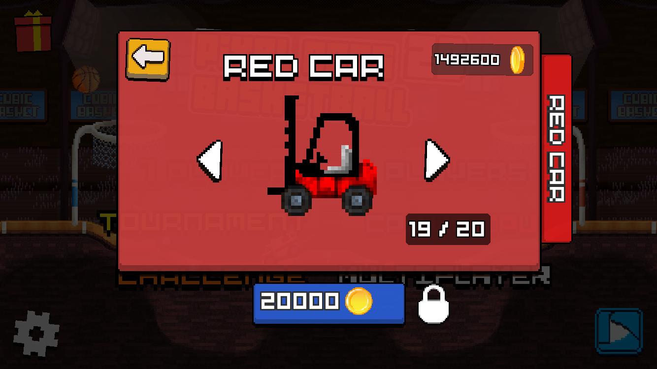 Pixel Cars. Basketball