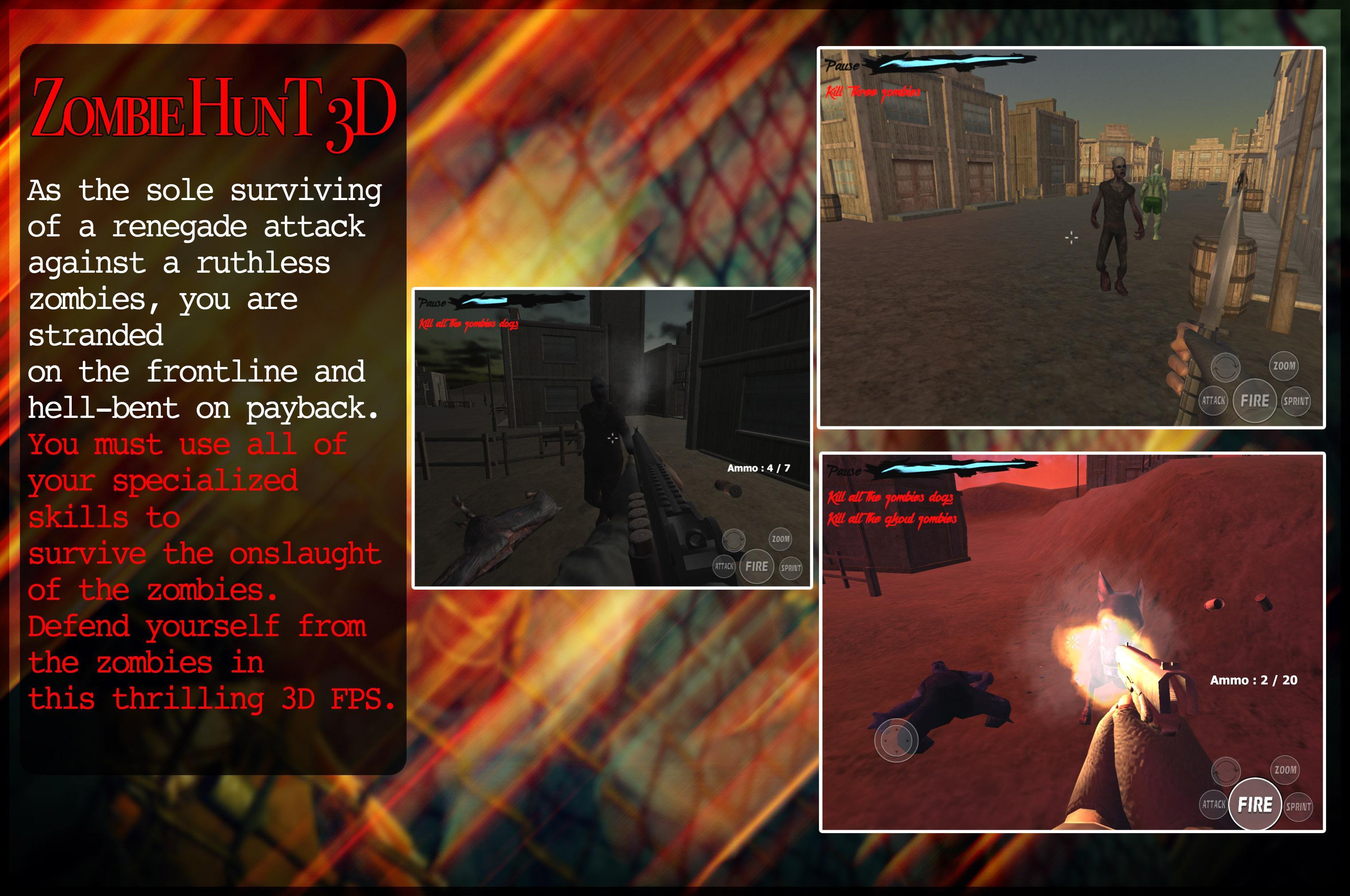 Zombie Hunt 3D