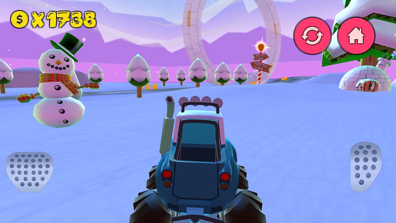 Cartoon Cars Driving
