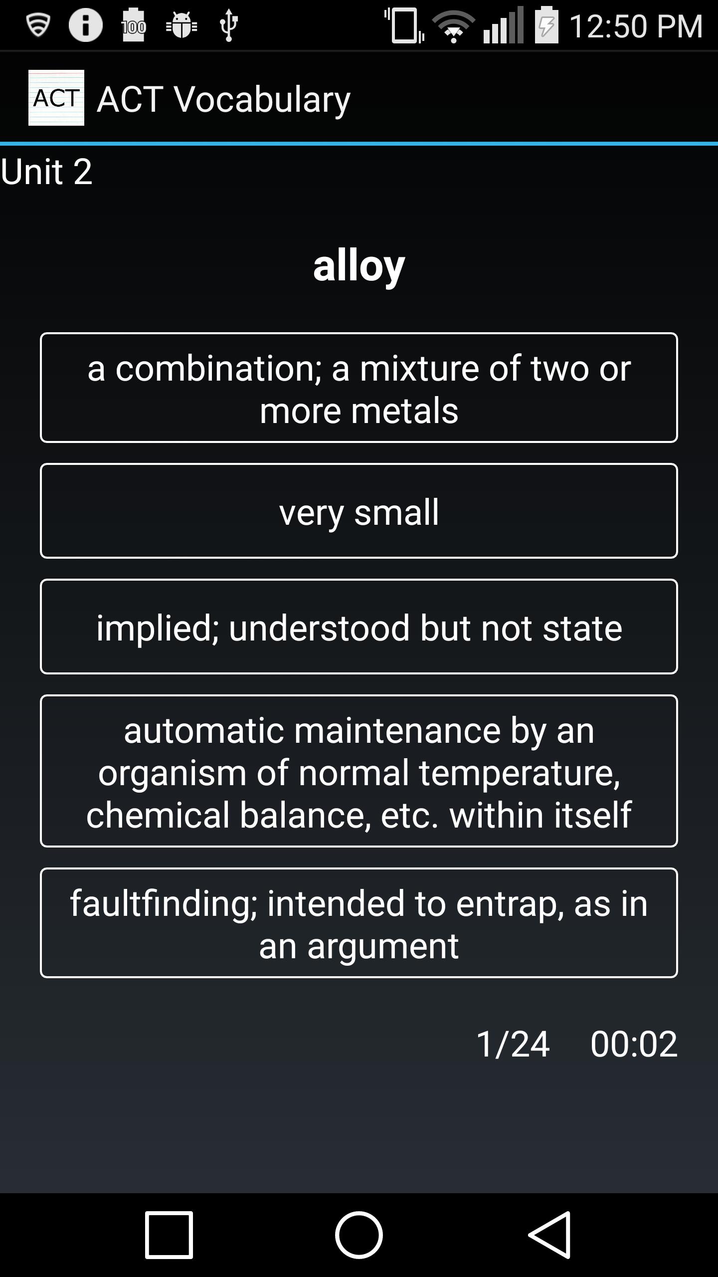 ACT Vocabulary