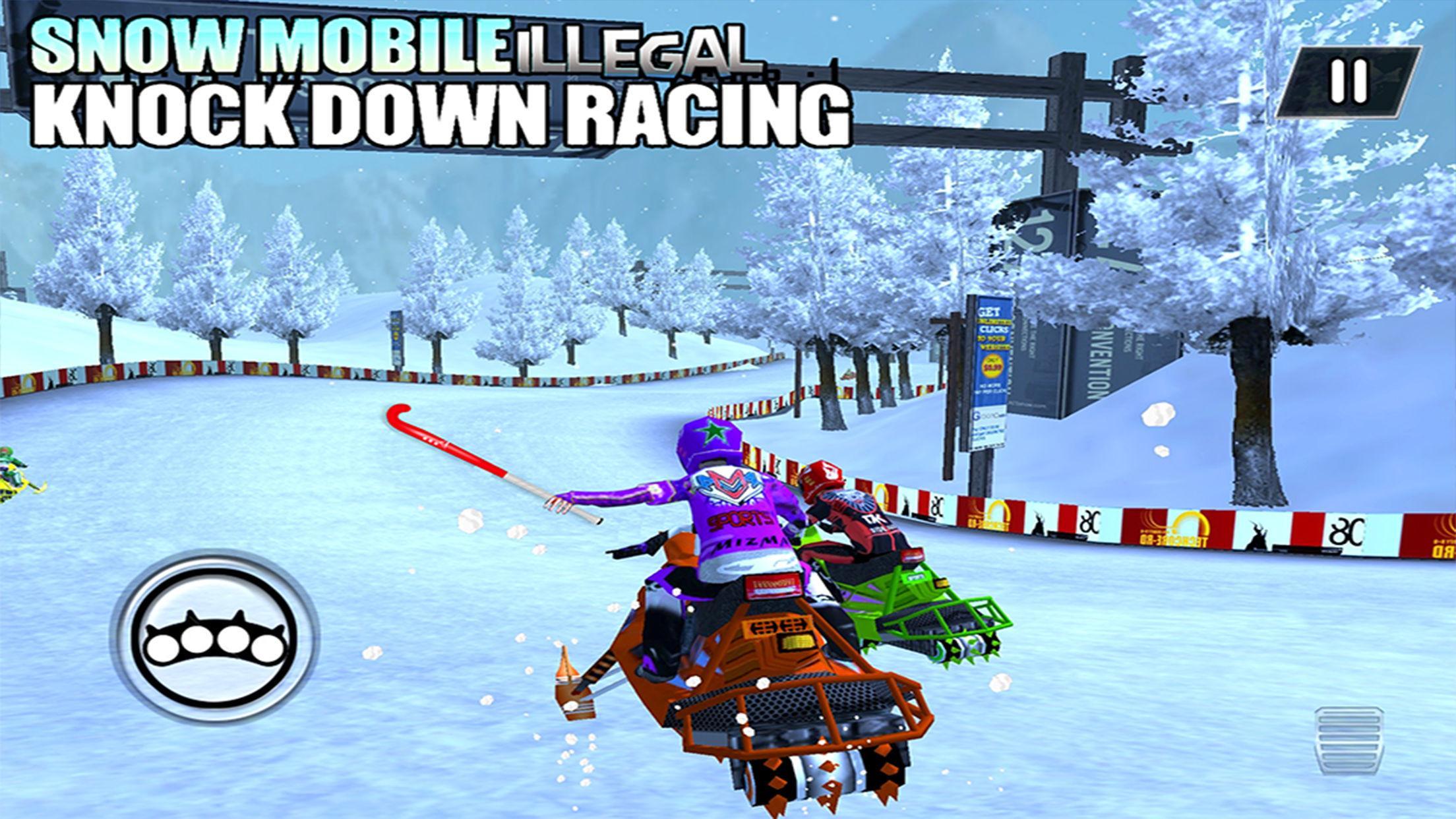 SnowMobile Racing :Bike racing