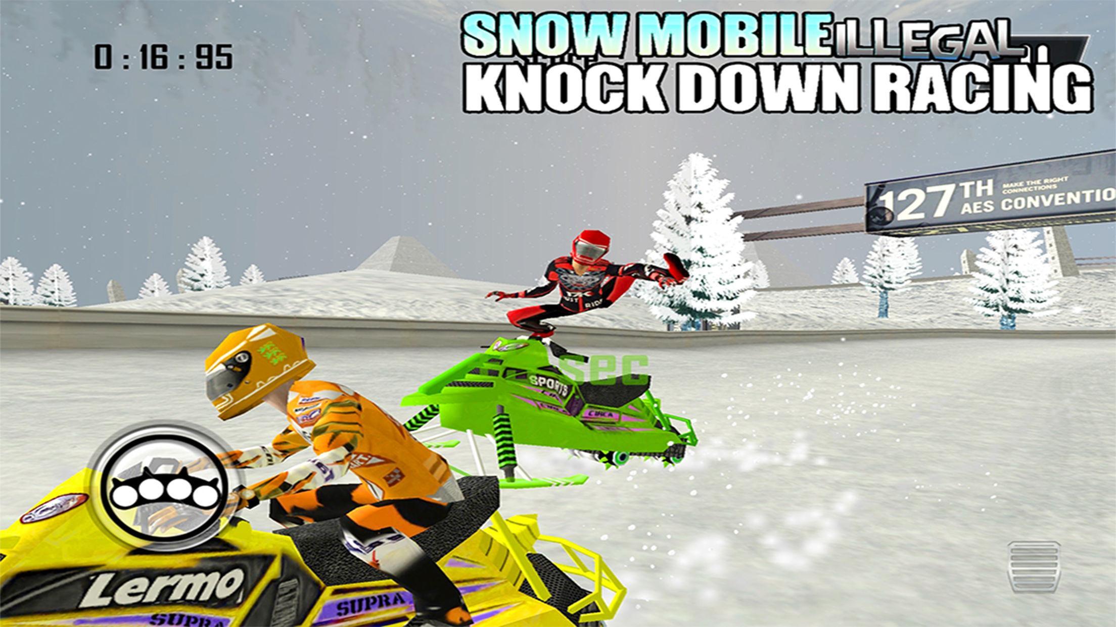 SnowMobile Racing :Bike racing