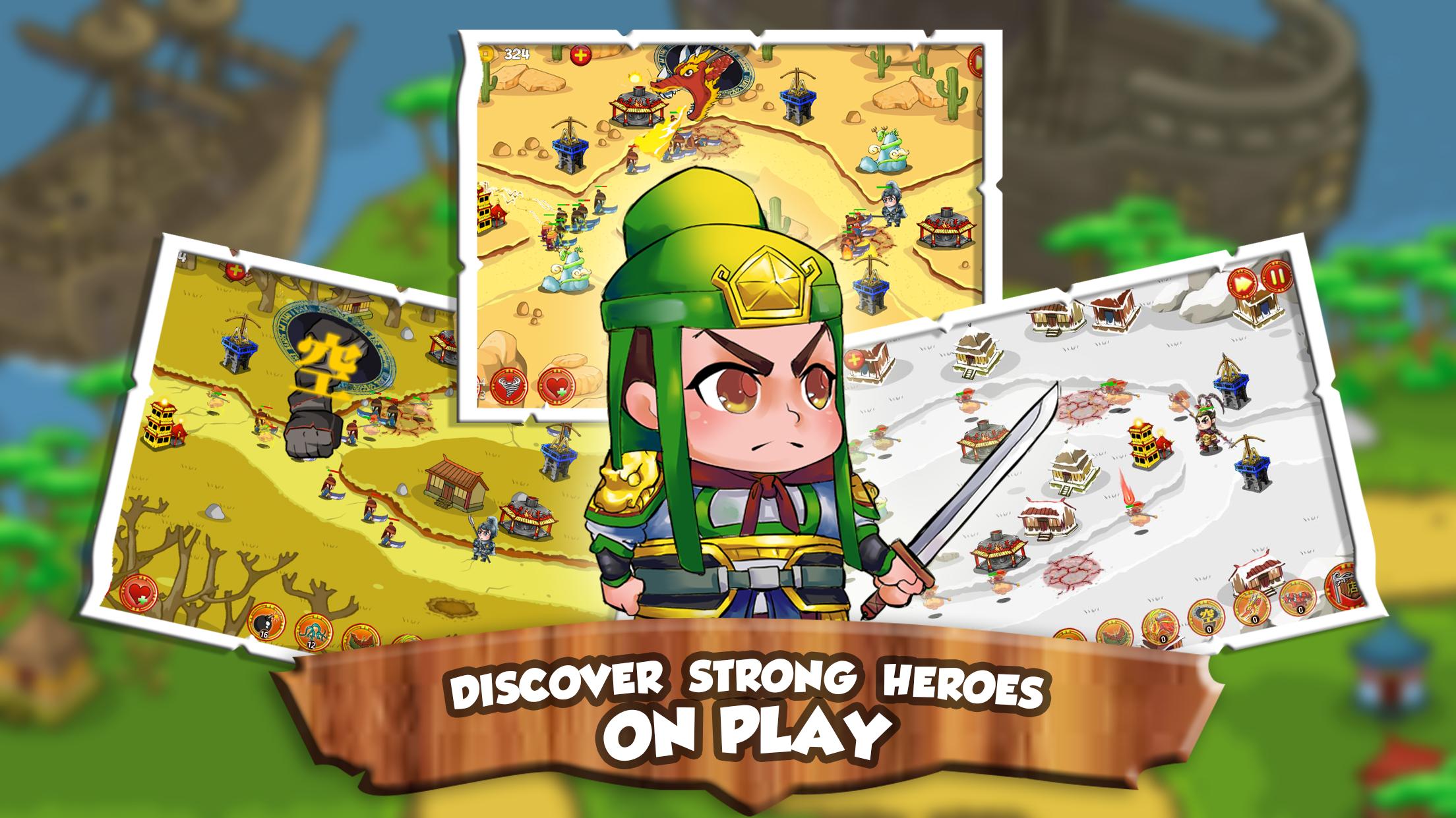 Three Kingdoms Dynasty TD: Battle of Heroes