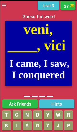 Latin Practice Quiz