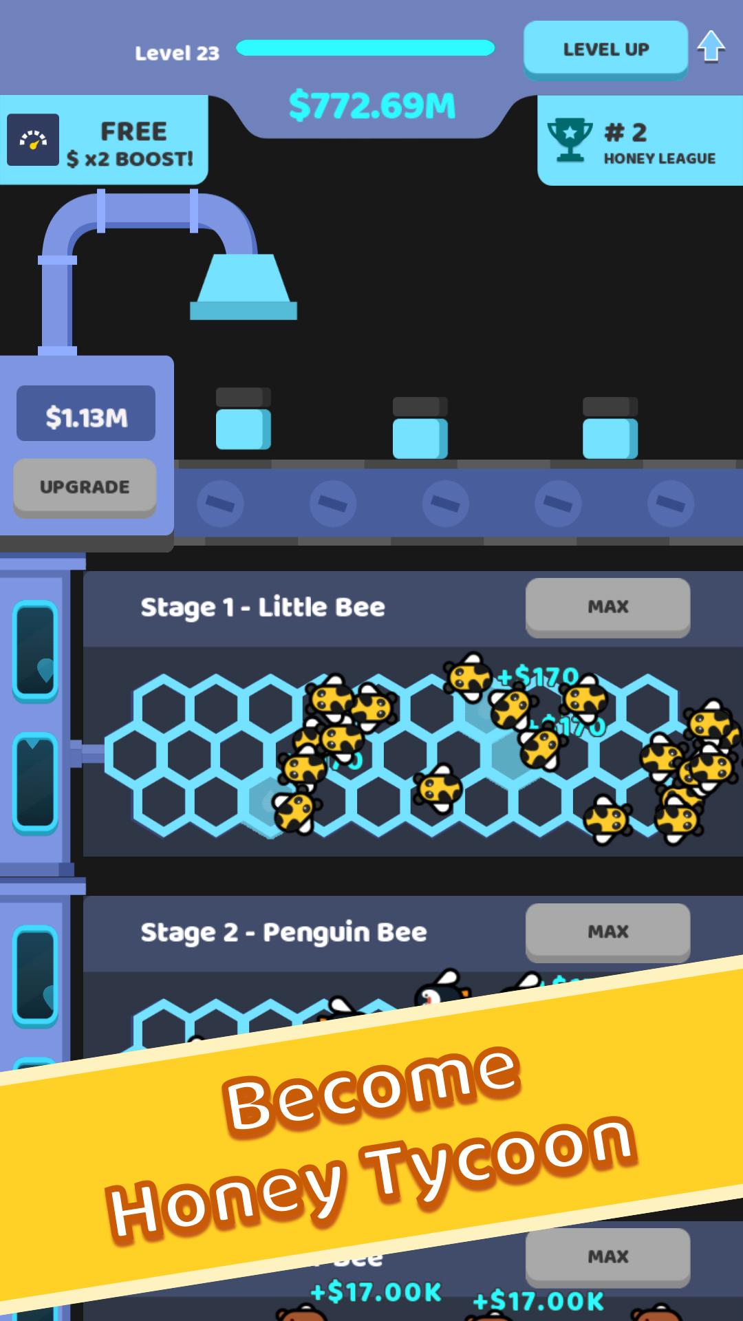 Bee Factory - Idle Honey Tycoon