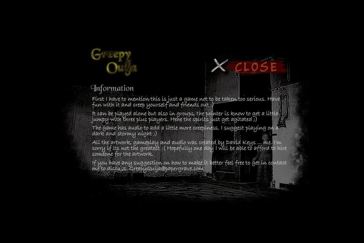 Creepy Ouija