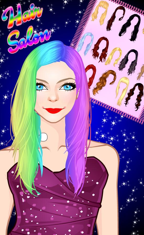Rainbow Fashion Games for Girl