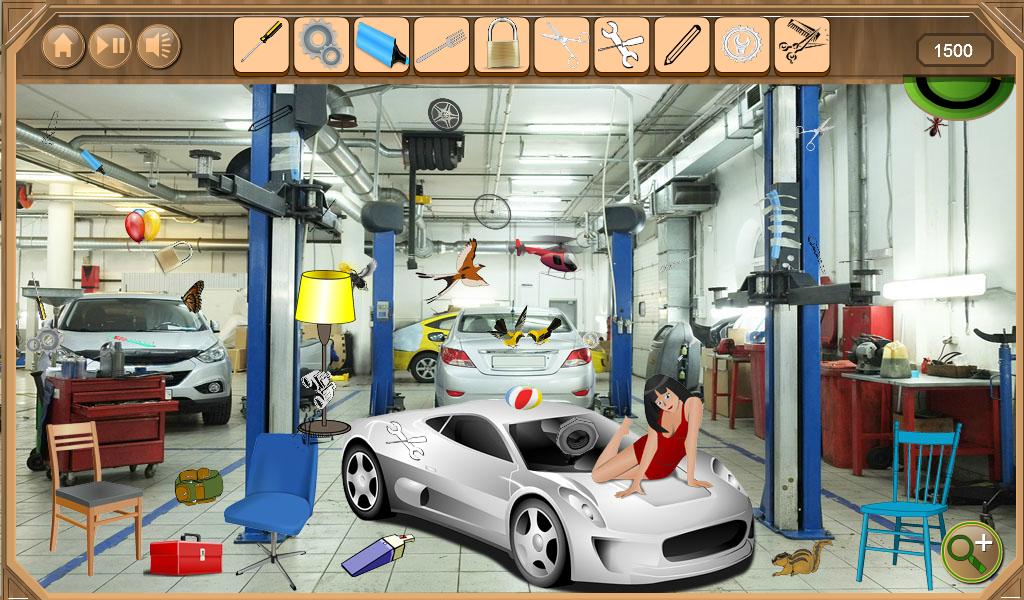 Garage Hidden Objects