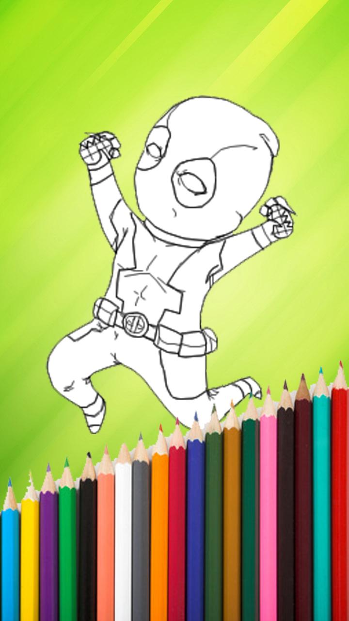 Color Book SuperHeroes Games