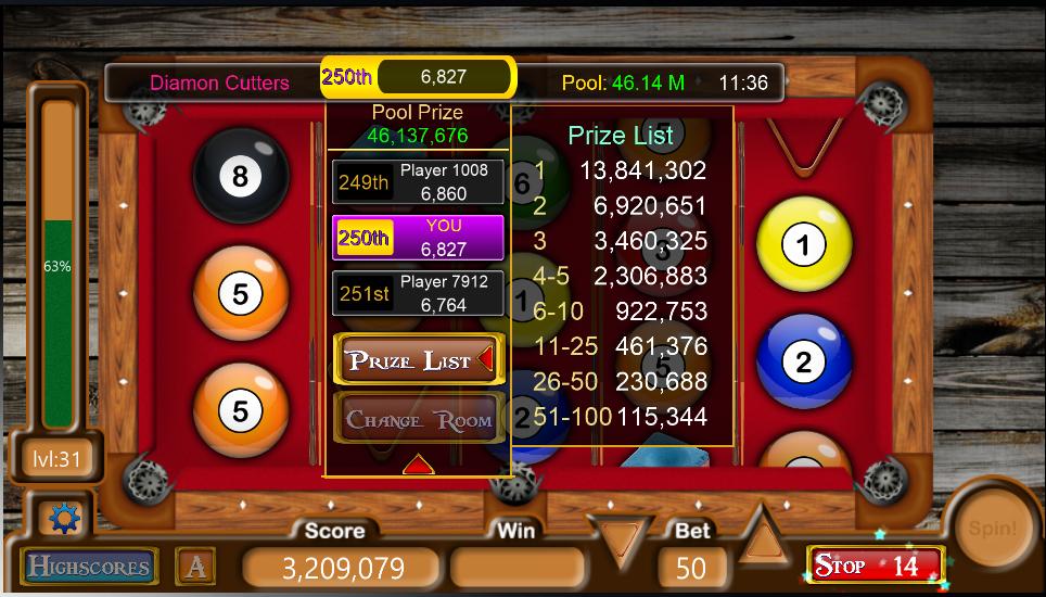 Mega Slots 8Ball - FREE SLOTS
