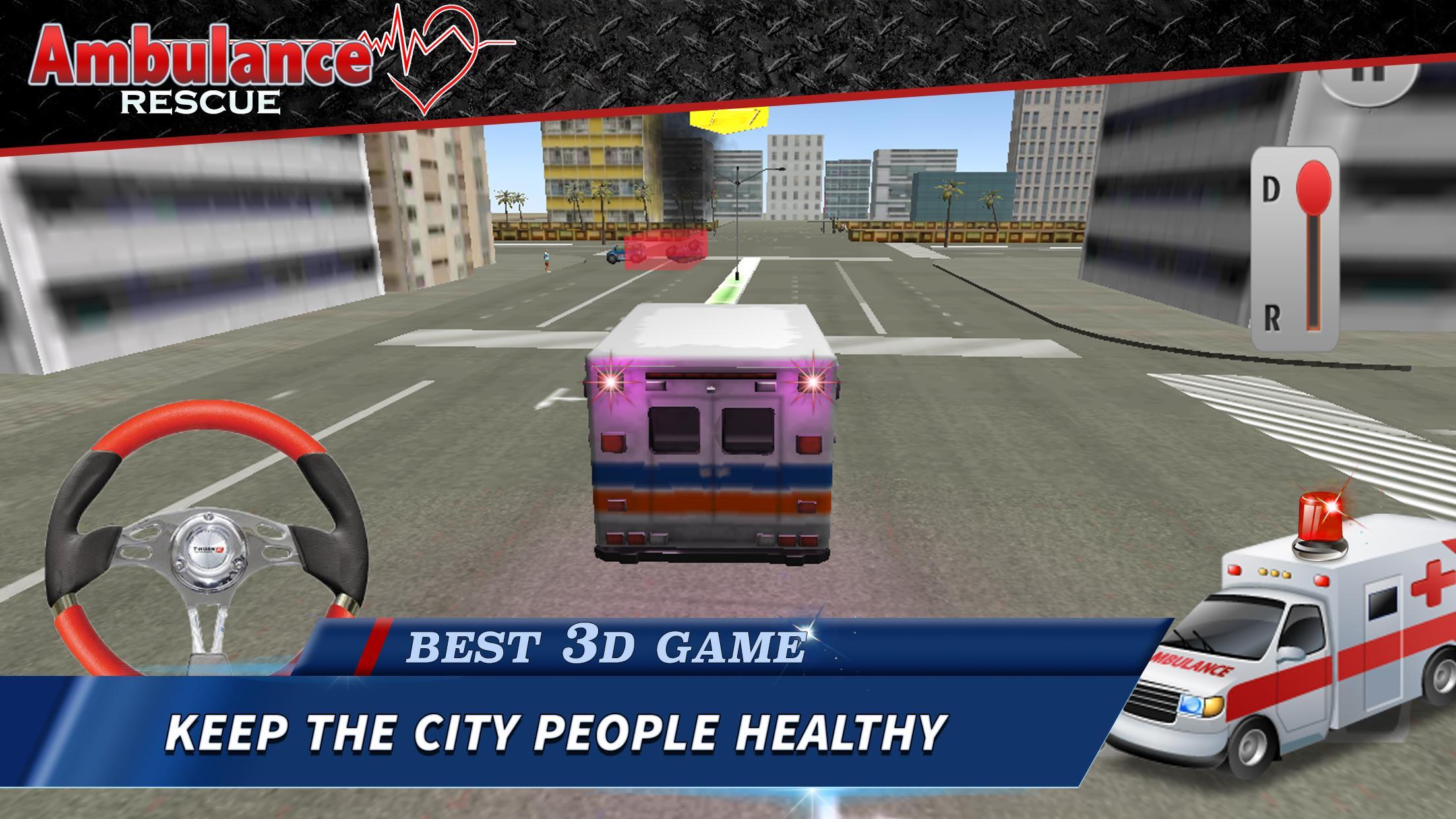 Rescue Ambulance City Driving