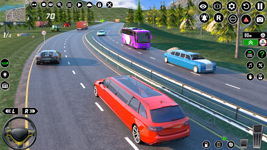Limousine Taxi Driving Game