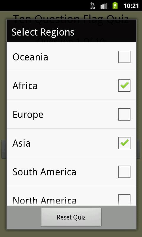 Flag Quiz Game