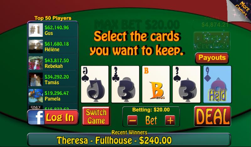 Video Poker & Blackjack Casino